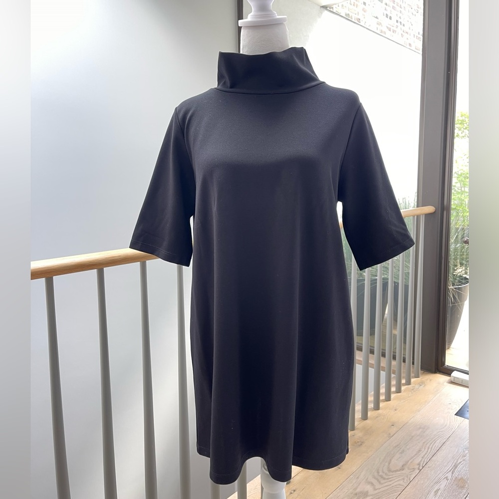 Eileen Fisher Turtleneck Bell Top & Barrel Leg Pants worn once